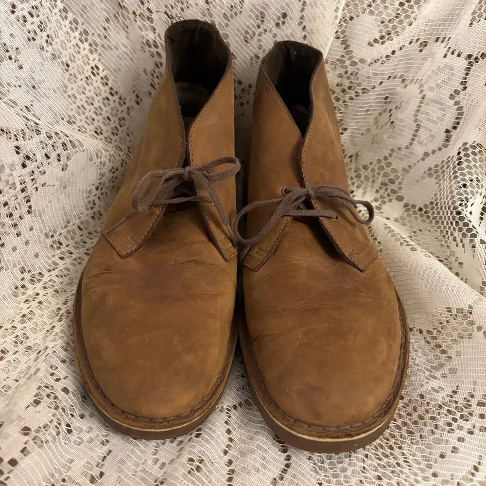 Clarks Bushacre 2 Men's US 13 M Sand Suede Chukka Boots